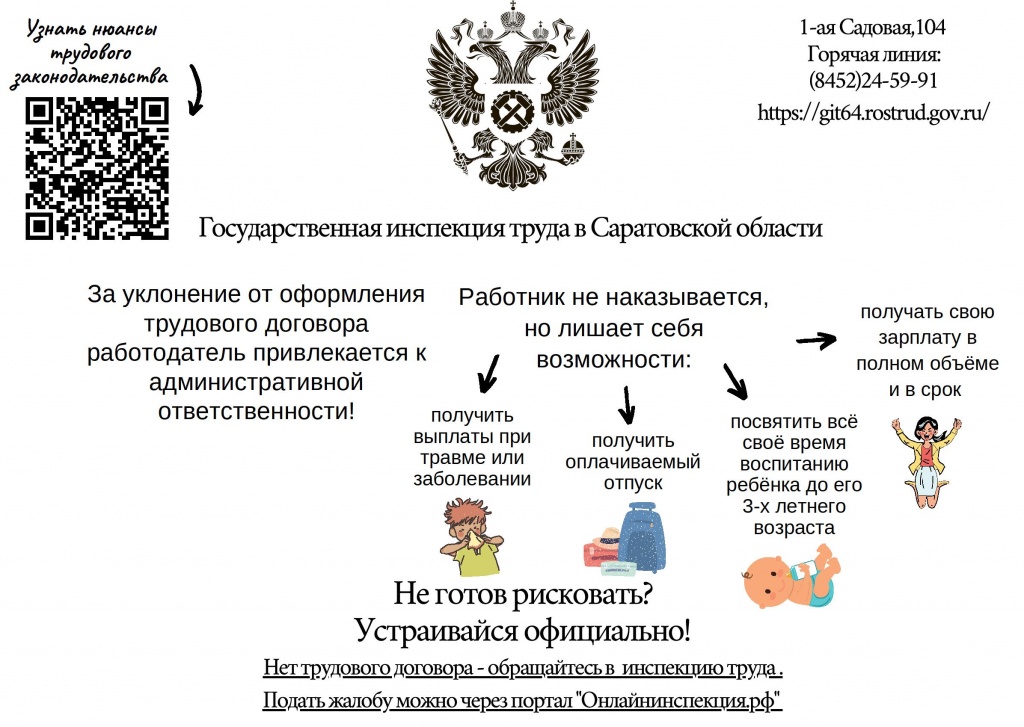 За уклонение от оформления трудового договора работодатель наказывается штрафом! (1) (1).jpg